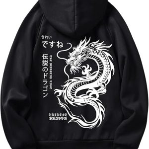 Japanese dragon hoodie